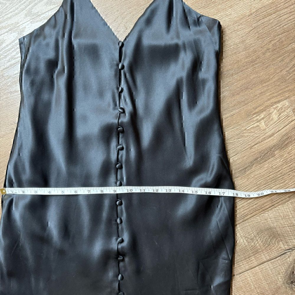 Cami NYC Black Silk Midi Slip Dress - Picture 7 of 14